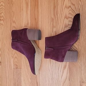 Violet & Red Neil Leather Ankle Boots